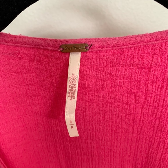 Free People Kianni Mini Dress in Hot Pink - Picture 6 of 6